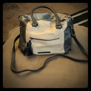 Small Tan & Brown Leather Steve Madden Bag